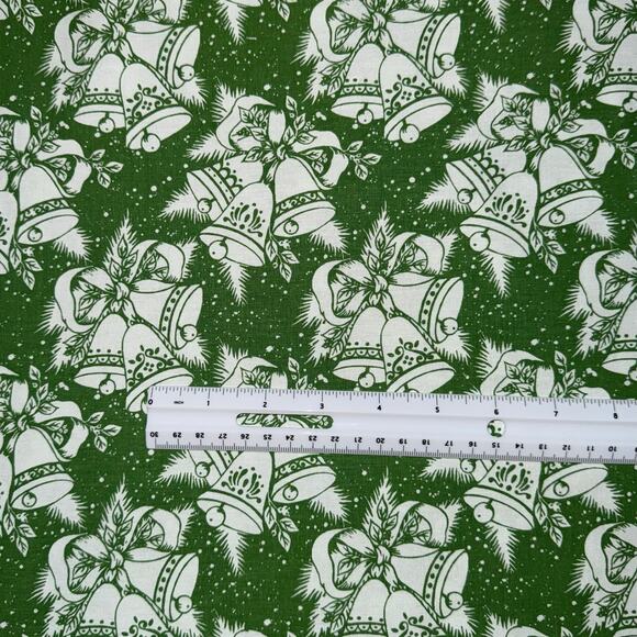 Green Christmas Jingle Bells by Lindsay Wilkes for Riley Blake Designs - 1 Yard - Picture 3 of 7